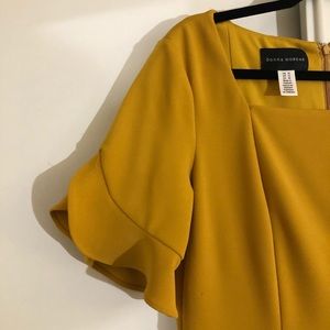 Mustard dress